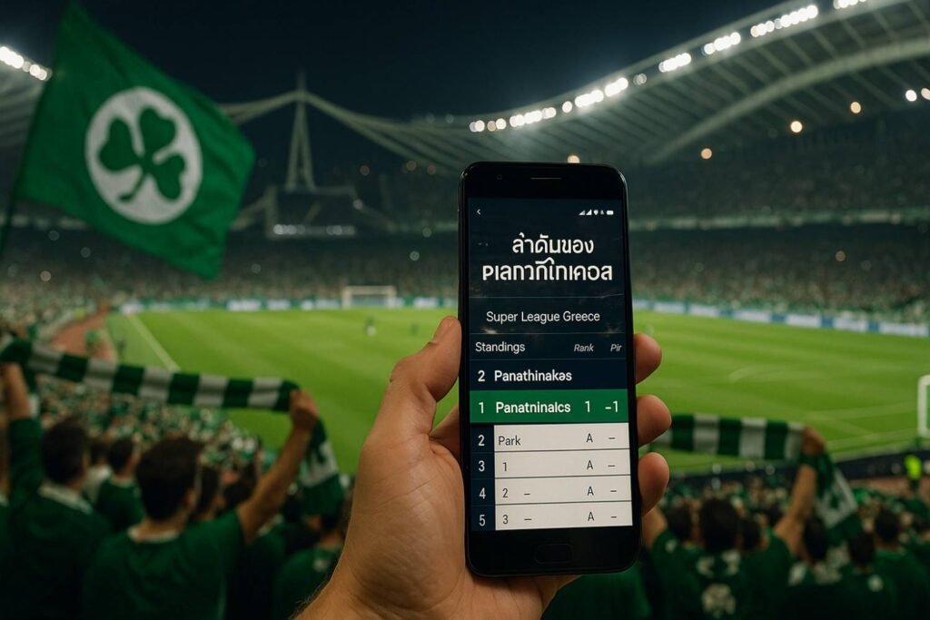 ลำดับของ พานาธิไนกอส วันนี้: ดูอันดับฟุตบอล–บาสแบบเข้าใจง่าย ลำดับของ พานาธิไนกอส