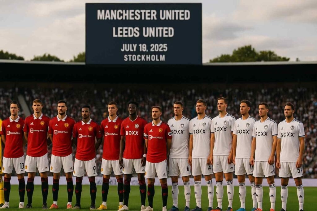 แมนยู พบ สโมสรฟุตบอลลีดส์ยูไนเต็ด รายชื่อผู้เล่น 19 ก.ค. 2025 เปิดตัว 2 แข้งใหม่ แมนยู พบ สโมสรฟุตบอลลีดส์ยูไนเต็ด รายชื่อผู้เล่น